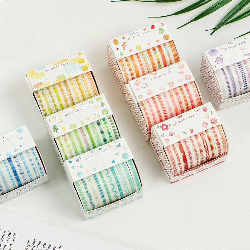 Japanese Color Block Washi Tape - Fun and Vibrant Craft Tape – CHL