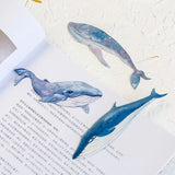 30pcs Paper Bookmark Whales Collection Set