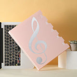 A4 40 Pages Musical Display Folder - Pastel Musical Notes