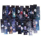 30pcs Paper Bookmark Space Collection
