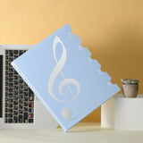 A4 40 Pages Musical Display Folder - Pastel Musical Notes