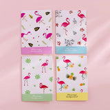 4pcs Mini Lined Notebook Flamingo Collection Pack