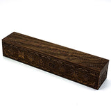 Dice Storage Box - Sliding Lid Walnut Wood Case