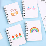 2pcs Mini Plain Notebook Emoji Collection Pack