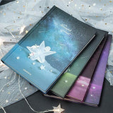 B6 Illustrated Notebook - Glow in the Dark Milky Way