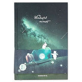 B6 Illustrated Notebook - Glow in the Dark Milky Way