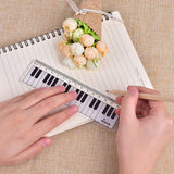 15cm Music Piano Keys Ruler