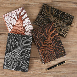 A5 Lined Journal Embossed Tree