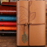 A7 A6 A5 Personalised Notebook Embossed Leaves