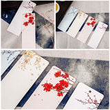 4pcs Paper Bookmark Blossom Flowers Set