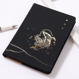 B6 Black Notebook - Space Whale