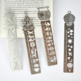 Metal Bookmark 3in1 Rulers & Stencils