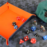 Dice Tray - PU Leather Square