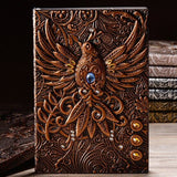 A5 Lined Journal Embossed Phoenix
