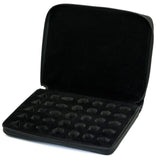 Dice Storage Folder - 5 Sets in Black PU Leather