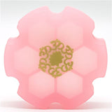 Dice Storage Box - Pink Resin Hexagon