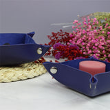 Personalised Decorative Trays - PU Leather Royal Blue