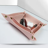 Personalised Decorative Trays - PU Leather Baby Pink