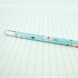 2pcs HB Wooden Pencils Rubber Tipped Swan & Sheep Designs