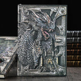 A5 Lined Journal Embossed Dragon