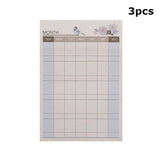 3pcs Mini Desk Pad Collection Pack