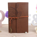 A7 A6 A5 Personalised Notebook Embossed Leaves