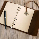 A7 A6 Personalised Notebook Embossed Lady Butterfly