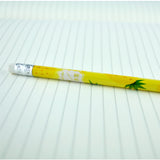 4pcs HB Wooden Pencils Rubber Tipped Fruit Designs