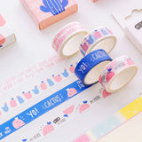 15mm/5m Paper Washi Tape Pineapple Quotes 'Hero'