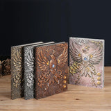 A5 Lined Journal Embossed Phoenix