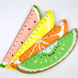 15cm Wood Rulers 'Fruity' Design