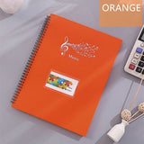 A4 20/30 Pages Musical Display Folder - Musical Notes